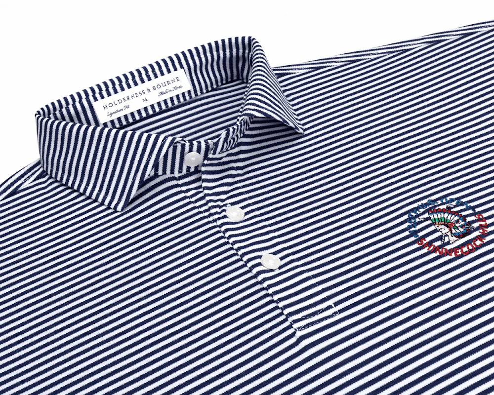 2026 U.S. Open Maxwell Shirt: Navy & White