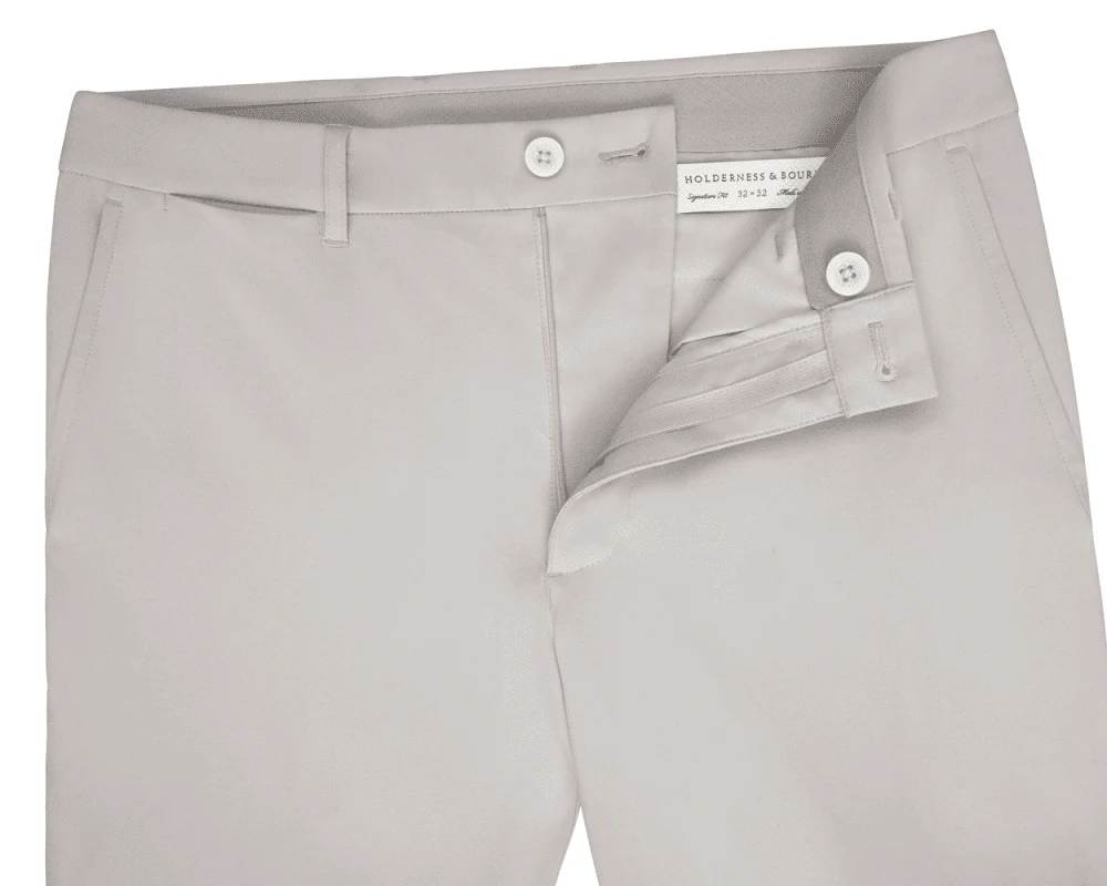The Anson Chino Pant: Stone - Image 4