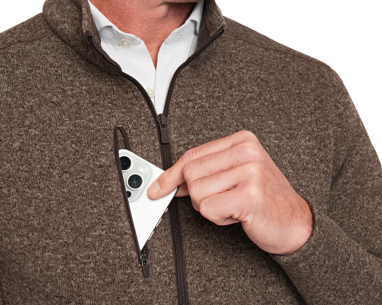 The Ashby Jacket: Heathered Chestnut - Image 7