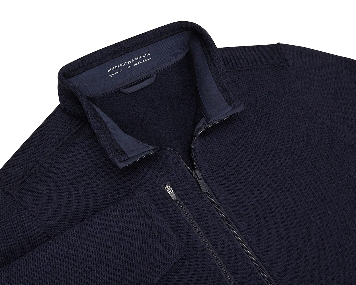 The Ashby Jacket: Heathered Dark Navy