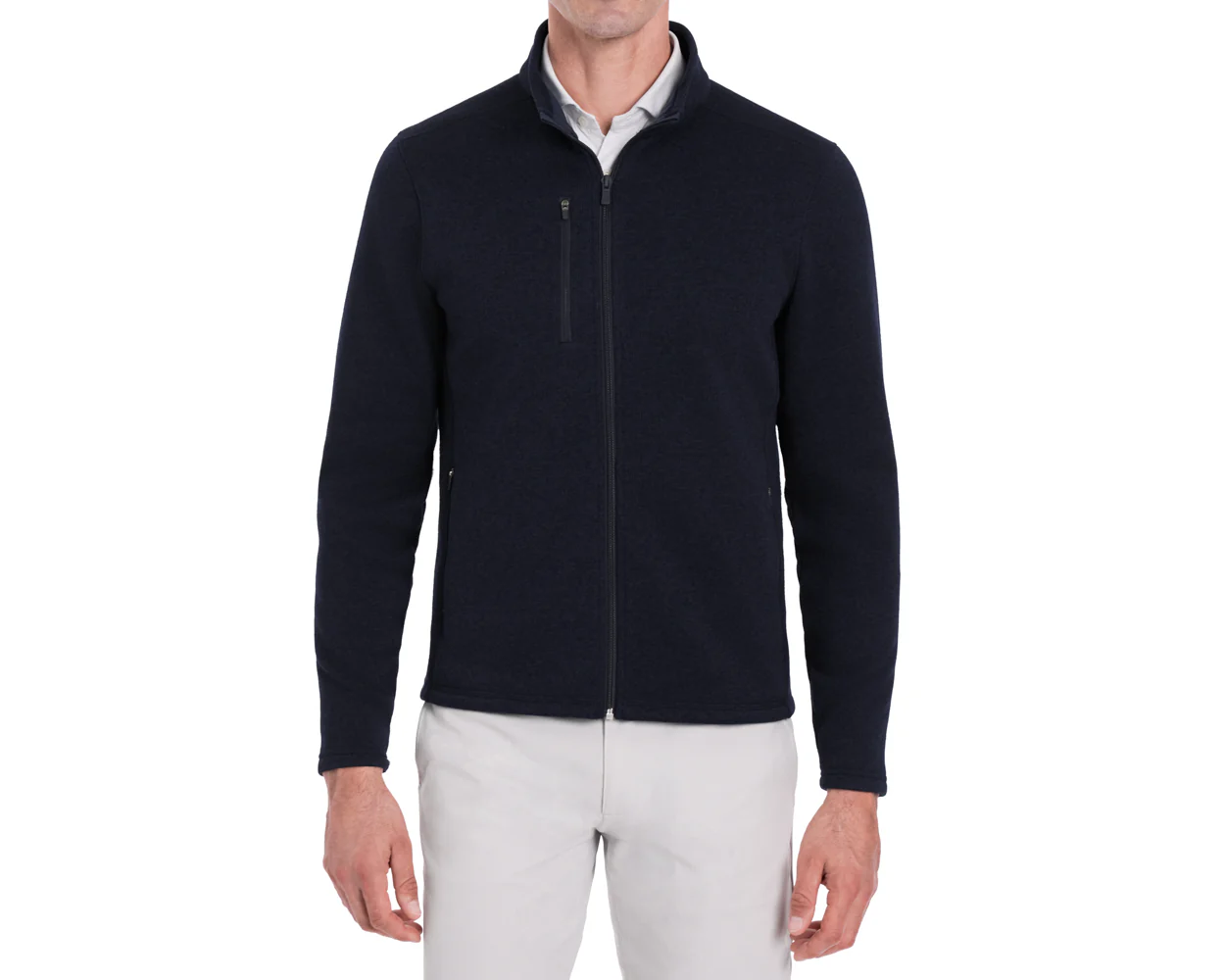 The Ashby Jacket: Heathered Dark Navy - Image 2