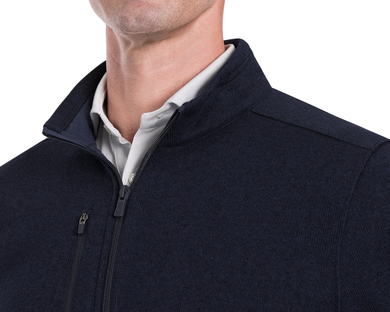 The Ashby Jacket: Heathered Dark Navy - Image 6