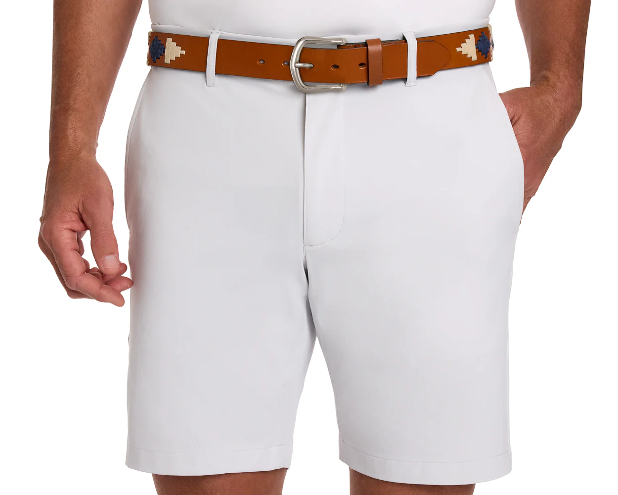 The Barker Belt: Chestnut/Dune/Navy - Image 2