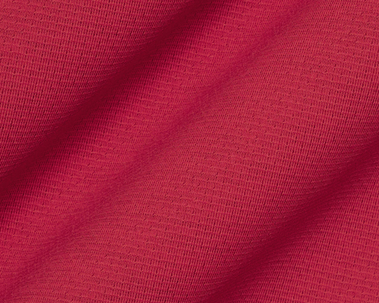 The Bell Quarter-Zip: Heathered Liberty Red - Image 3