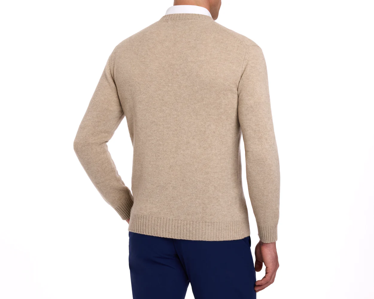 The Berwick Crewneck Sweater: Heathered Dune - Image 4
