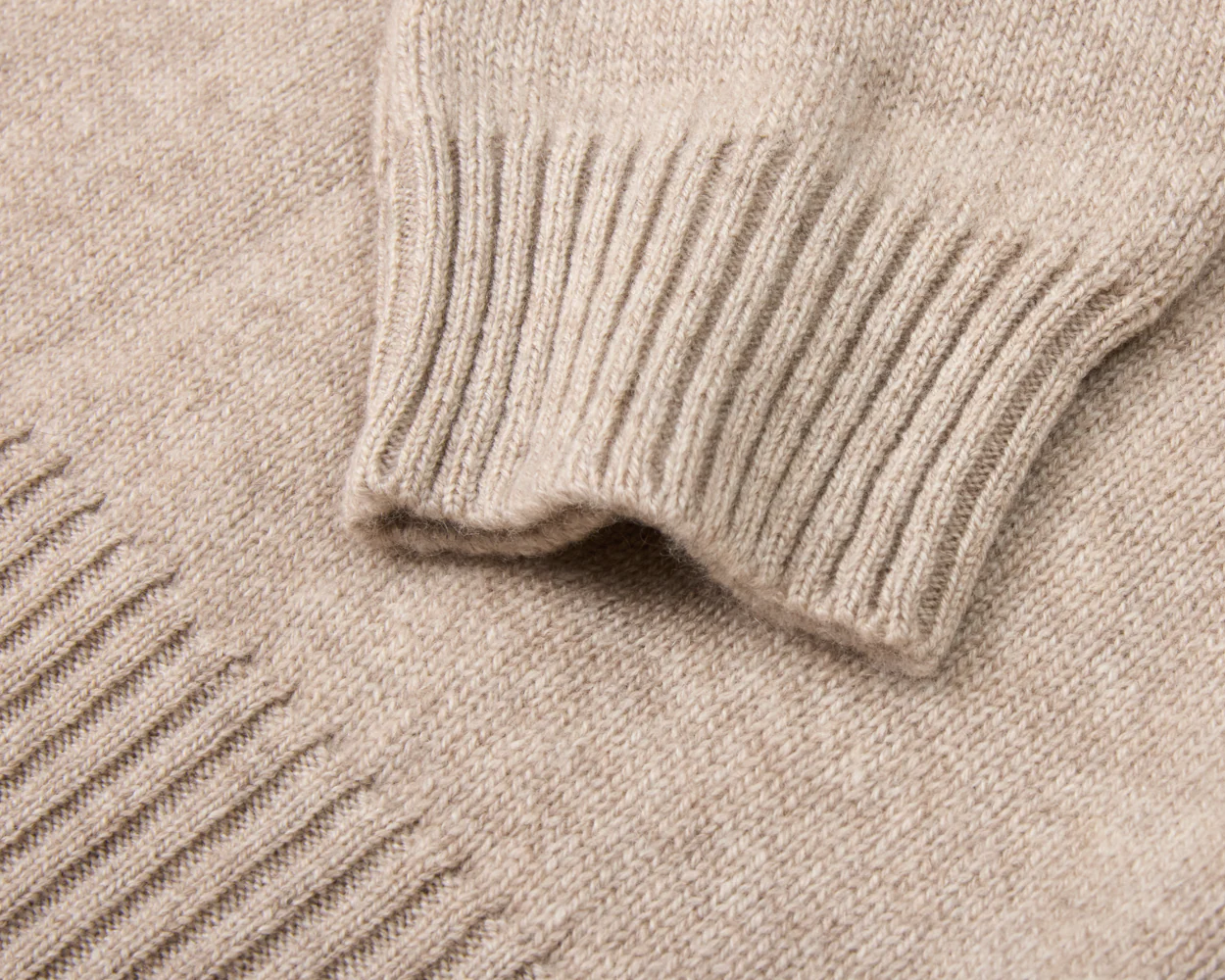 The Berwick Crewneck Sweater: Heathered Dune - Image 7