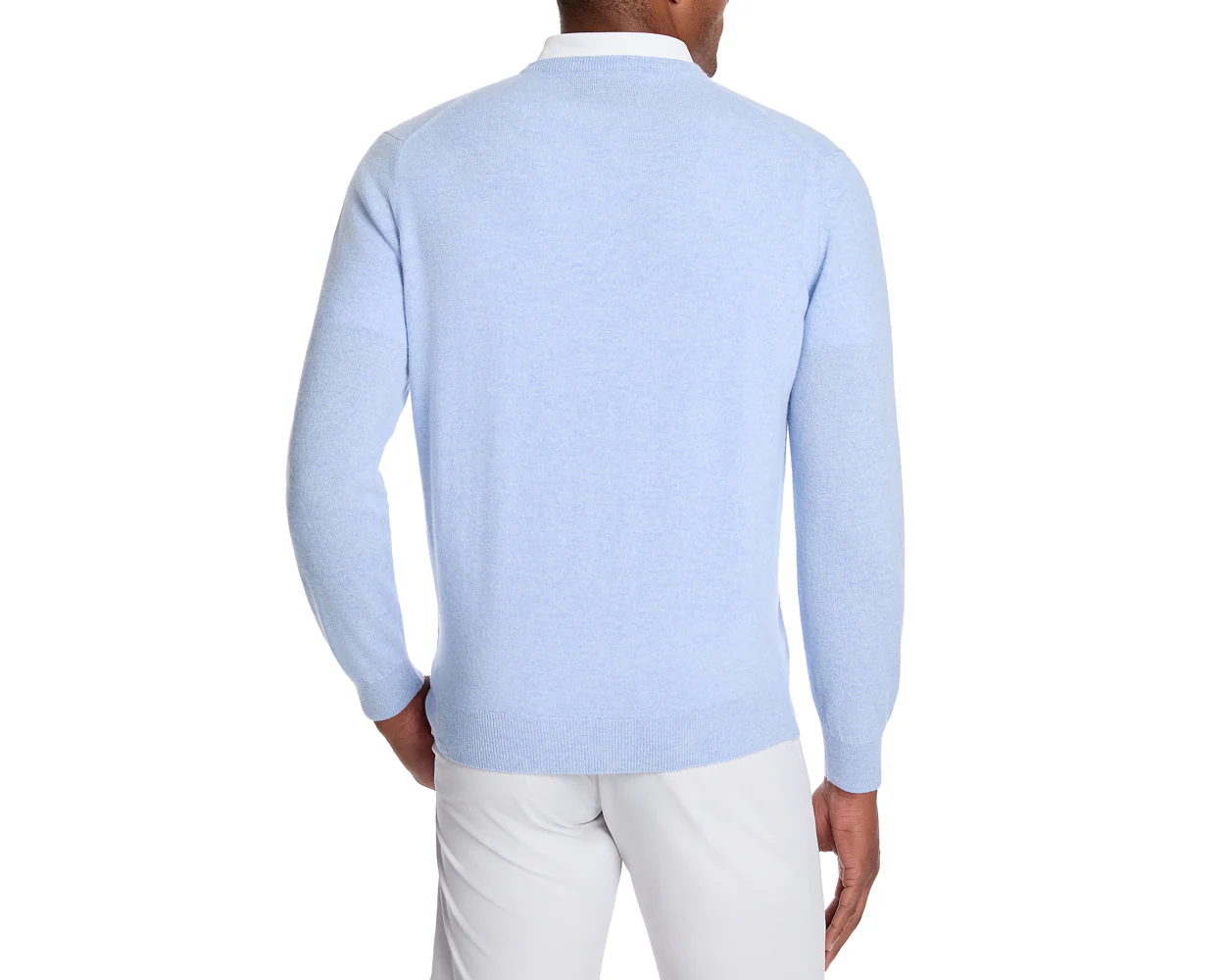 The Buckley Crewneck Sweater: Heathered Skye - Image 4