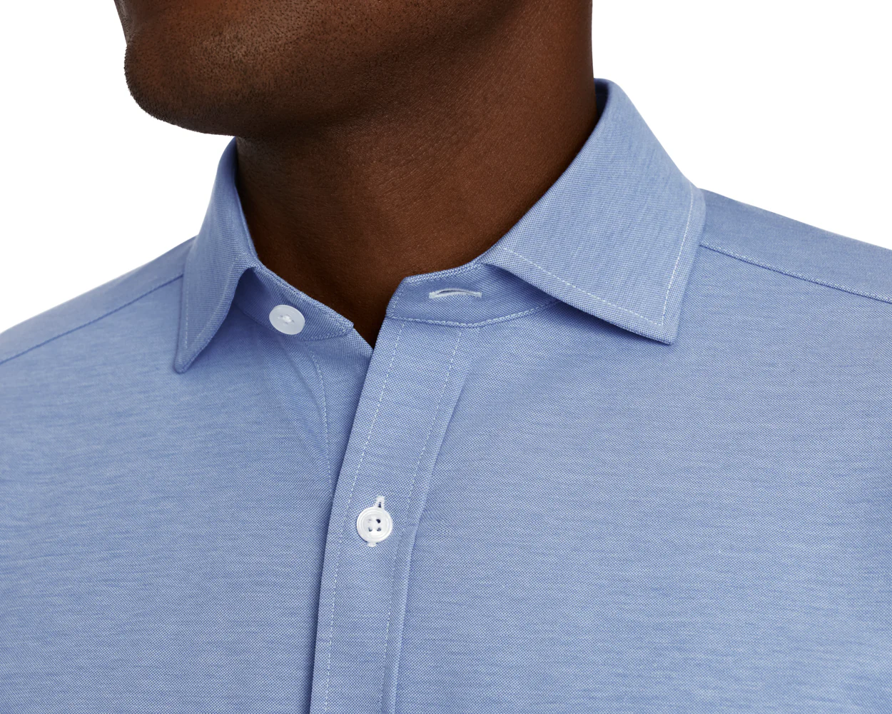The Cullinane Shirt: Heathered Maidstone Blue - Image 5