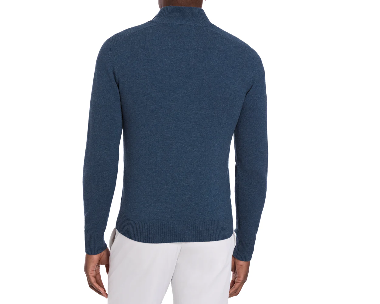 The Cunningham Quarter-Zip Sweater: Heathered Andover - Image 4