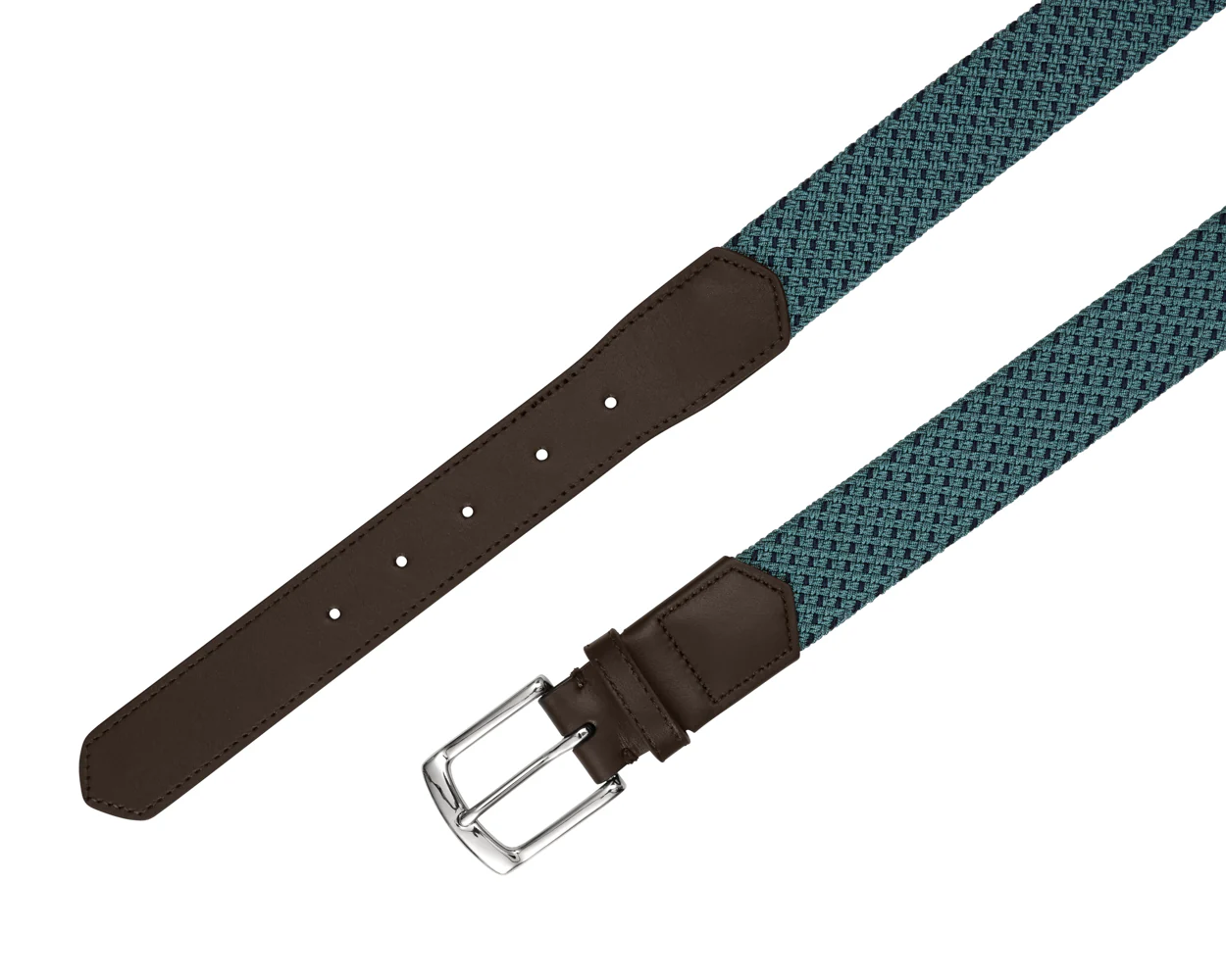 The Fischer Belt: Dark Harbor & Navy Basketweave - Image 4