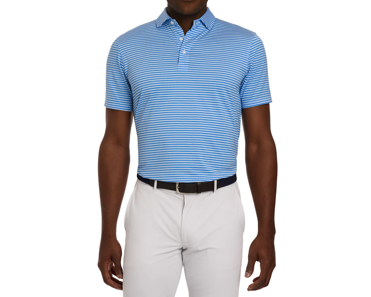 The Fleming Shirt: Horizon Blue/Vista Blue/White - Image 2