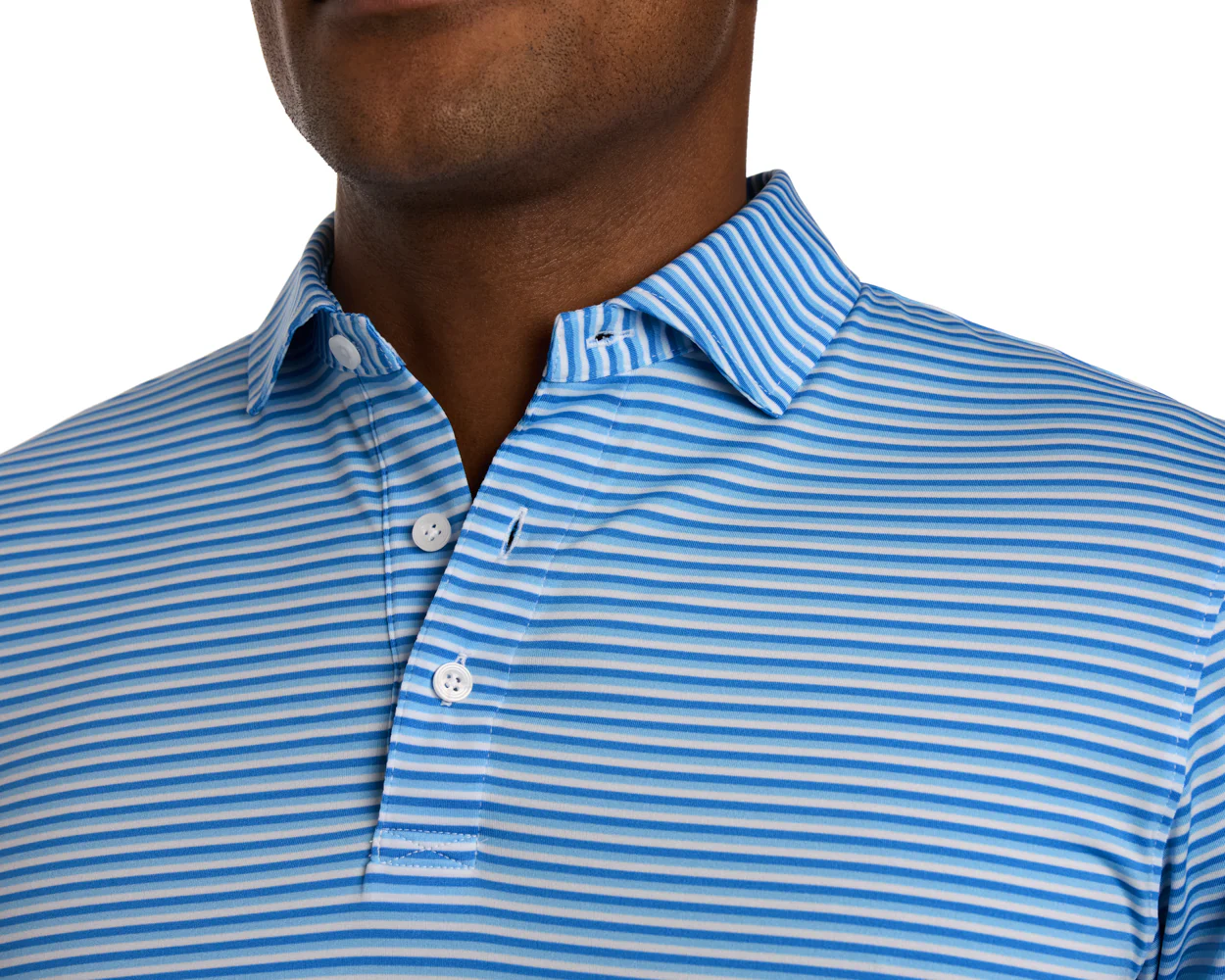 The Fleming Shirt: Horizon Blue/Vista Blue/White - Image 4