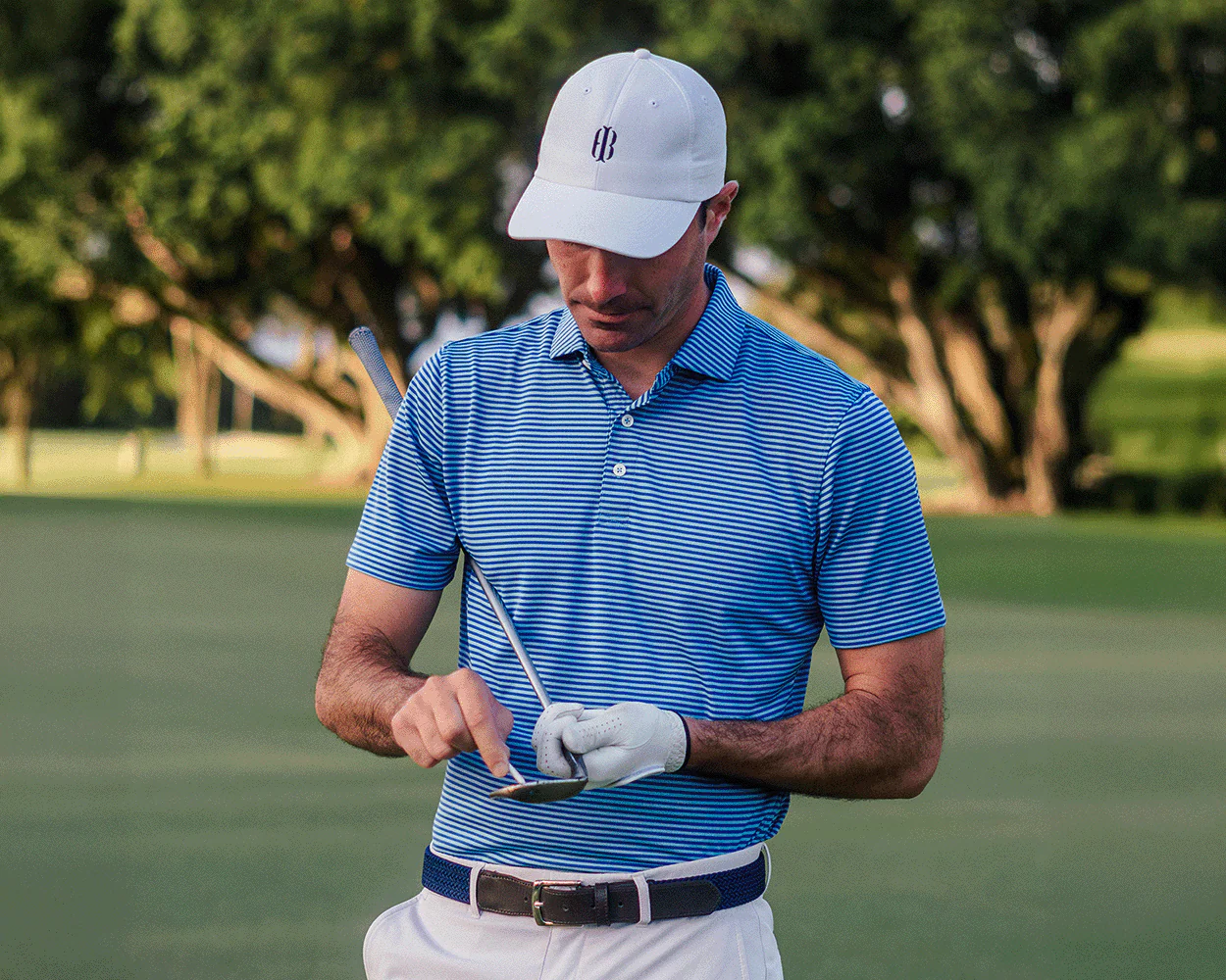 The Fleming Shirt: Horizon Blue/Vista Blue/White - Image 6