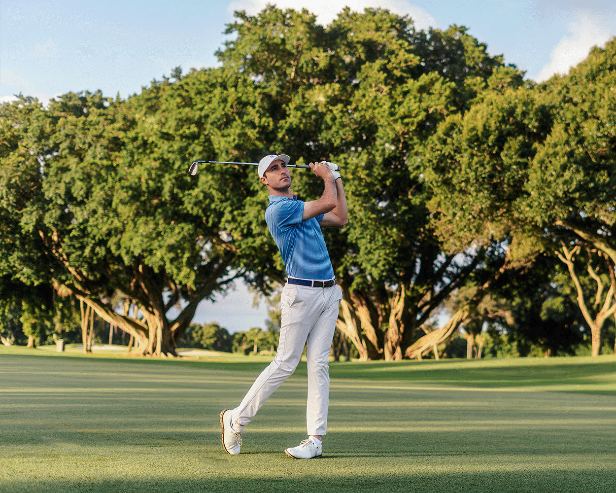 The Fleming Shirt: Horizon Blue/Vista Blue/White - Image 7
