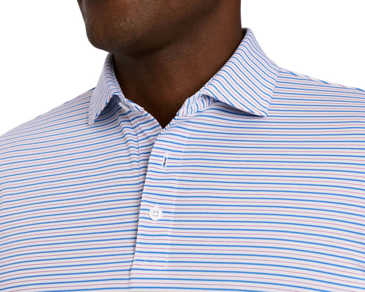 The Granville Shirt: Horizon Blue & Cabernet - Image 4