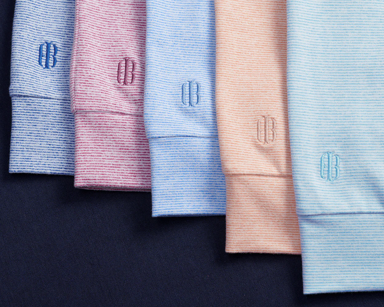 The Hamilton Hoodie: Heathered Horizon Blue & White - Image 8