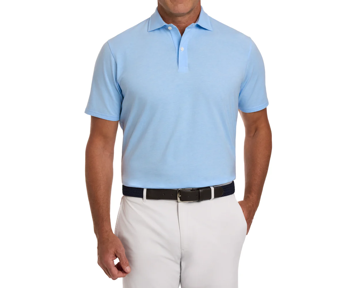 The Hatcher Shirt: Vista Blue & White - Image 2