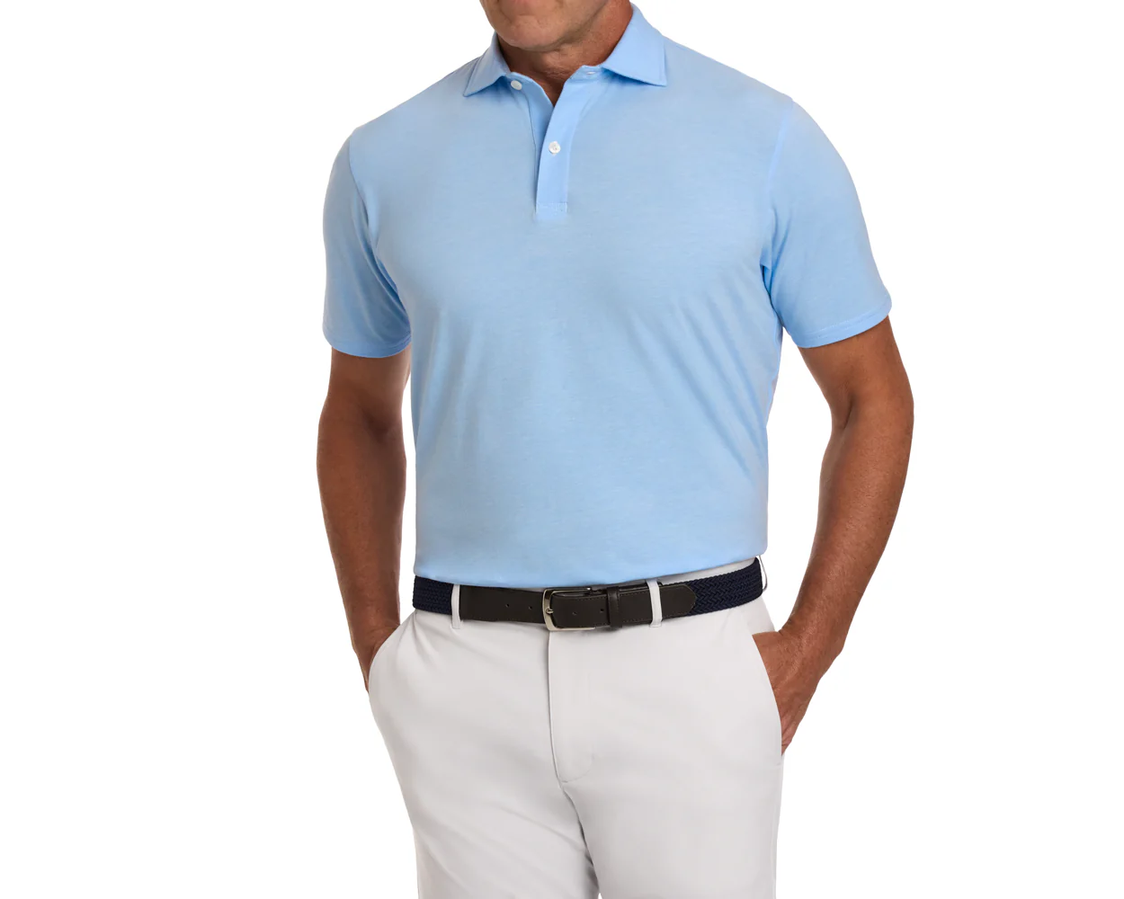 The Hatcher Shirt: Vista Blue & White - Image 5
