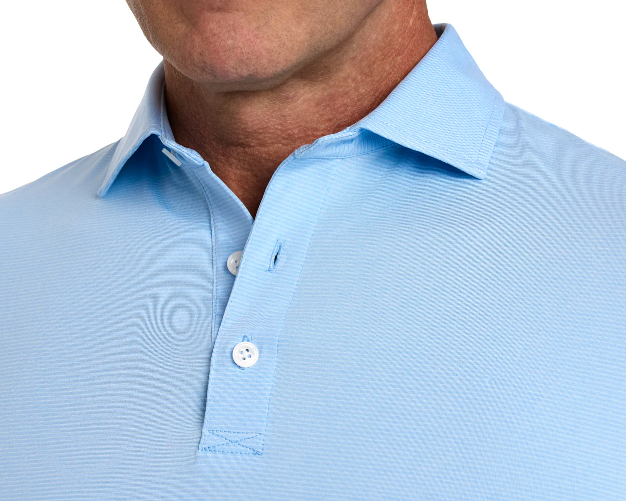 The Holland Shirt: Heathered Vista Blue - Image 4