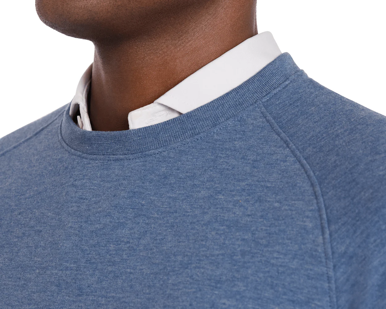 The Kennedy Crewneck: Heathered Bedford - Image 4