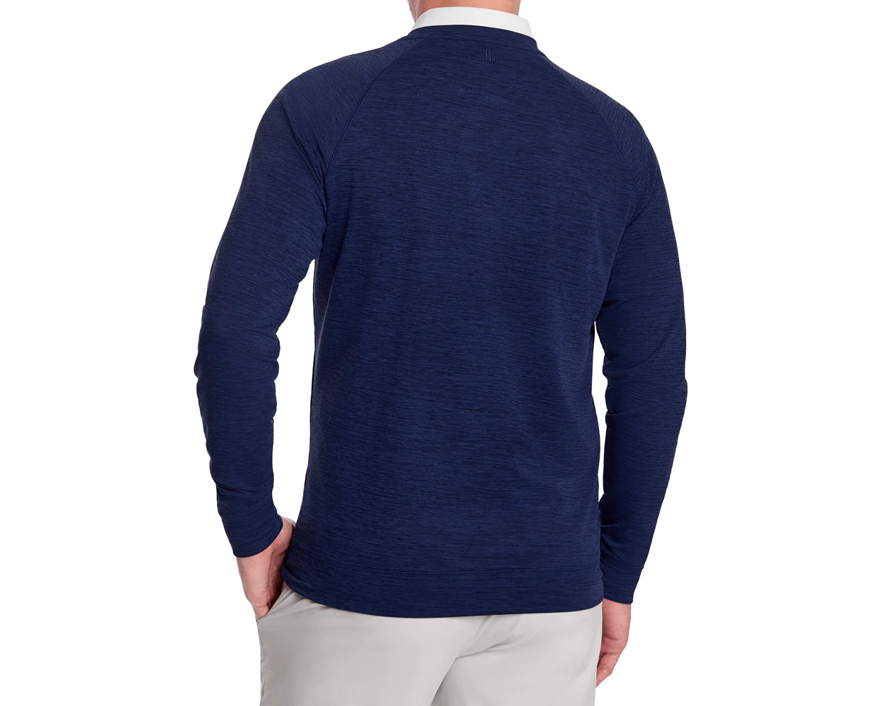 The Laidlay Crewneck: Heathered Navy - Image 4