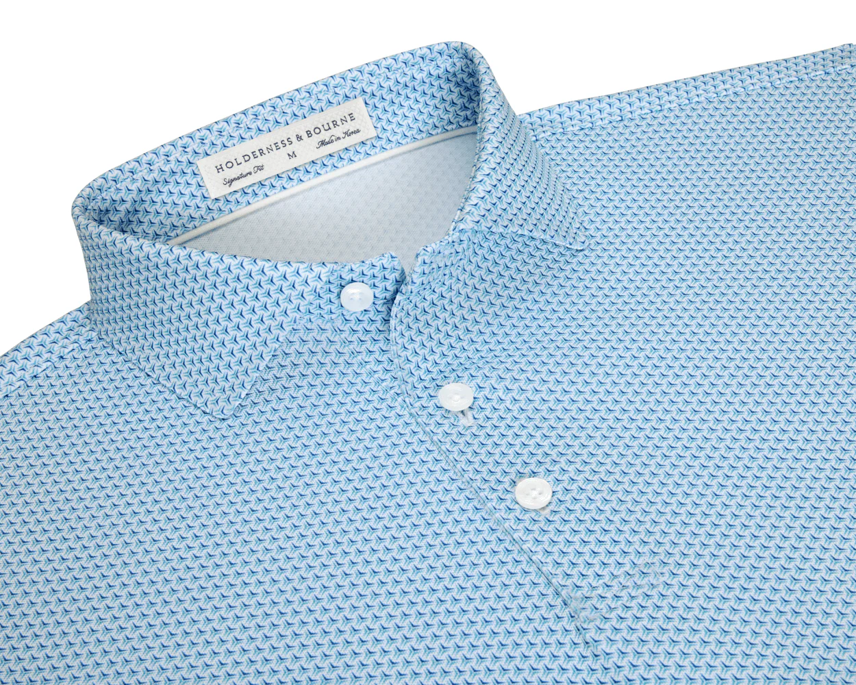 The Lennox Shirt: Harbor & Maidstone Blue