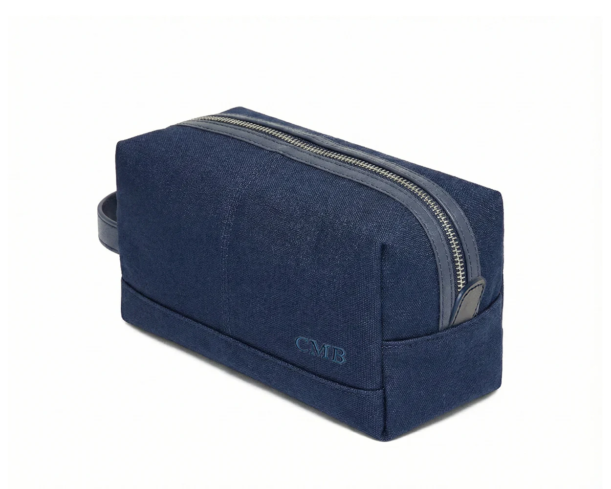 The Littler Dopp Kit: Navy Ballistic - Navy Embroidery - Image 2