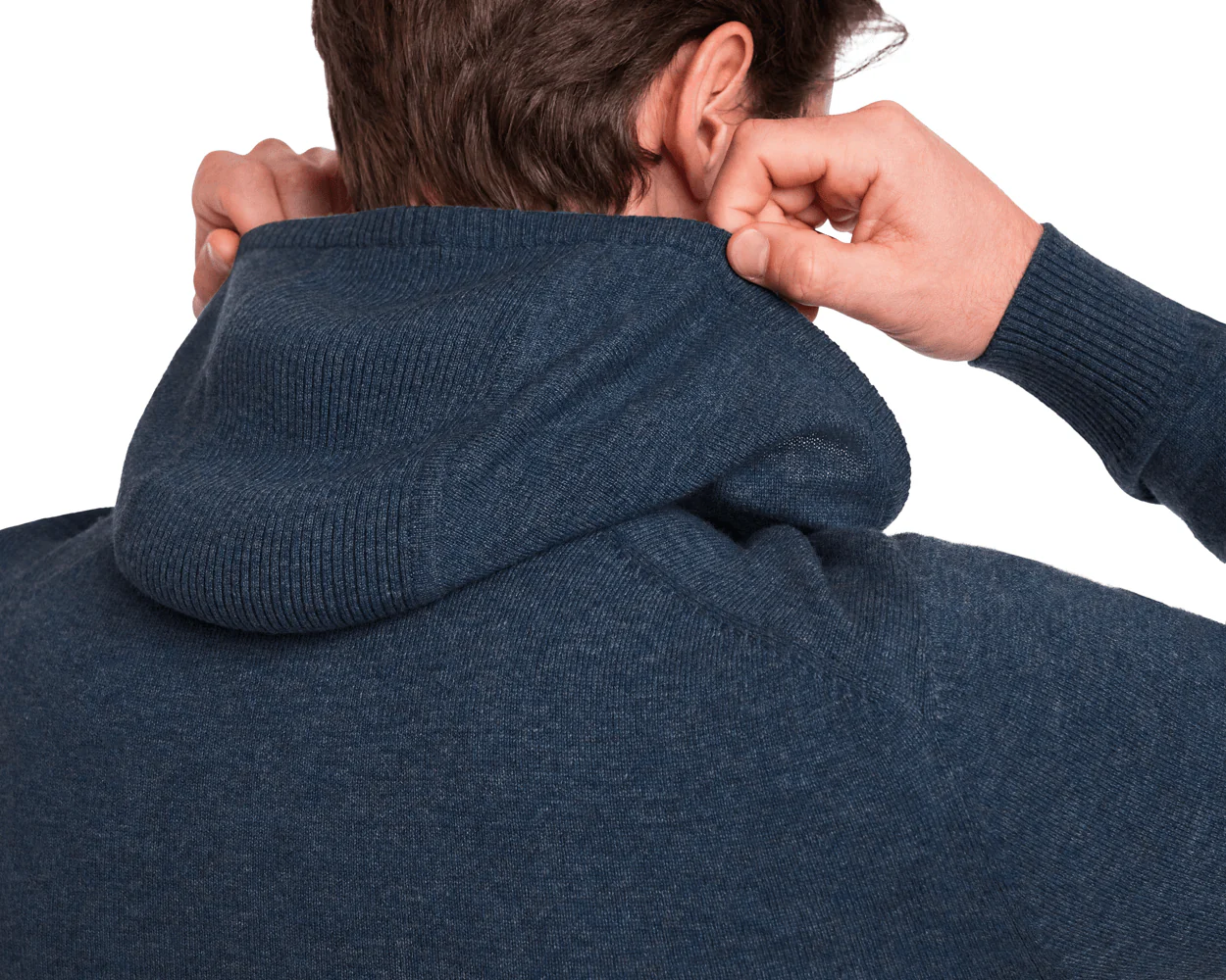 The Logan Hoodie Sweater: Heathered Andover - Image 5