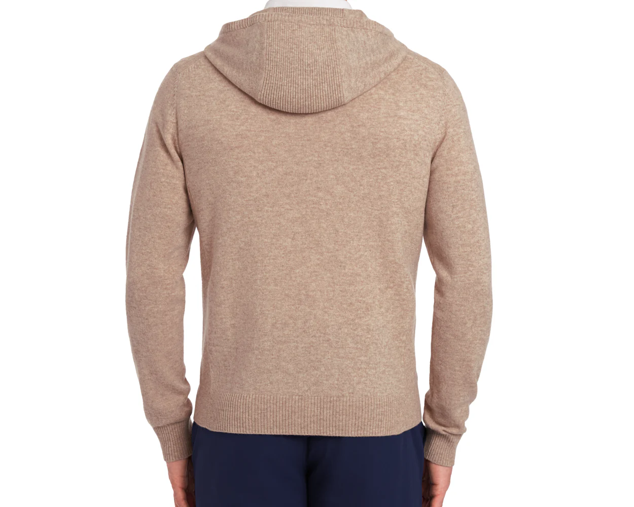 The Logan Hoodie Sweater: Heathered Dune - Image 4