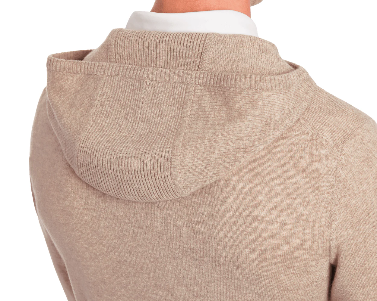 The Logan Hoodie Sweater: Heathered Dune - Image 6