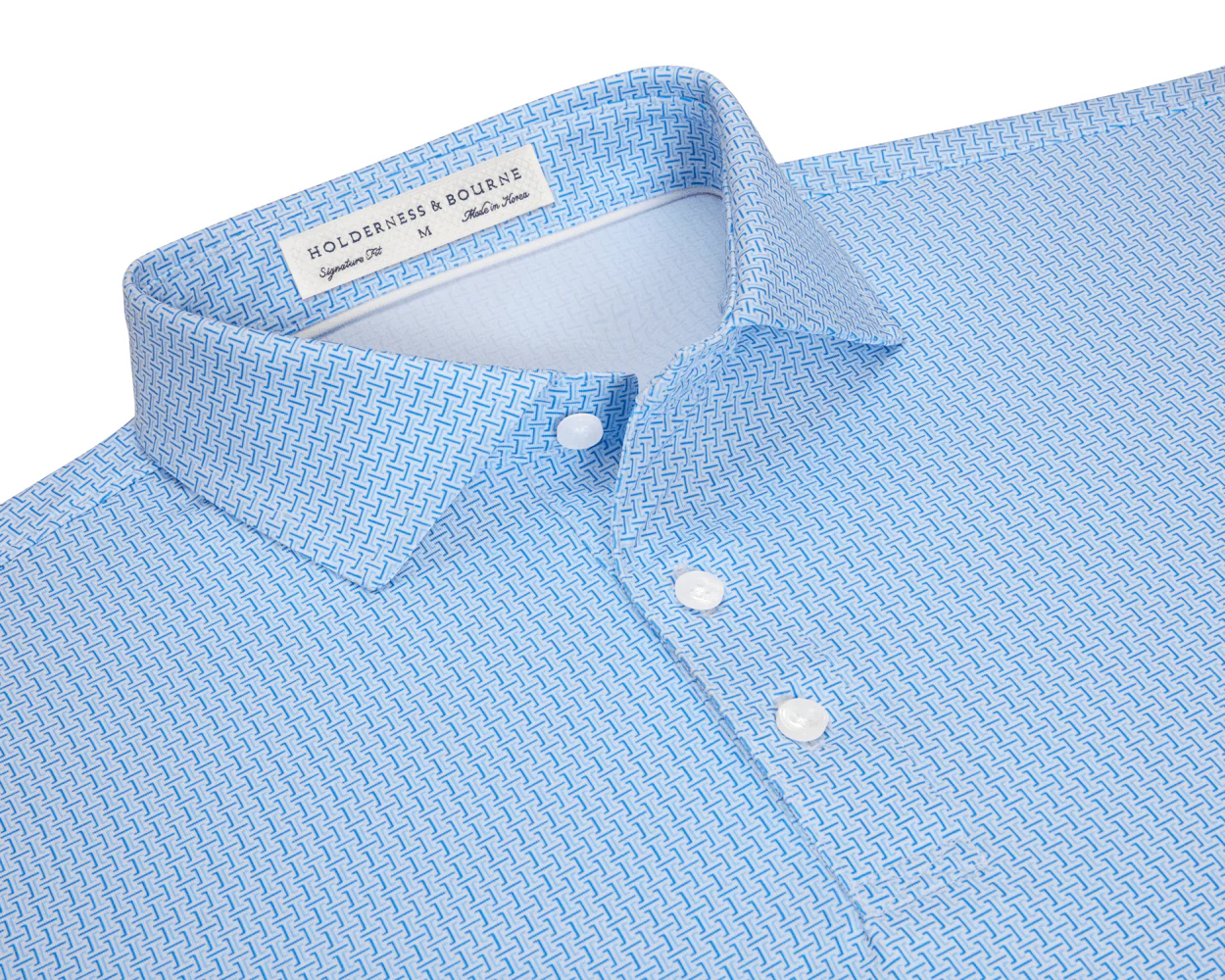 The Norwood Shirt: Vista Blue & Horizon Blue