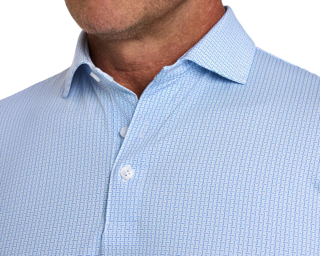 The Norwood Shirt: Vista Blue & Horizon Blue - Image 4