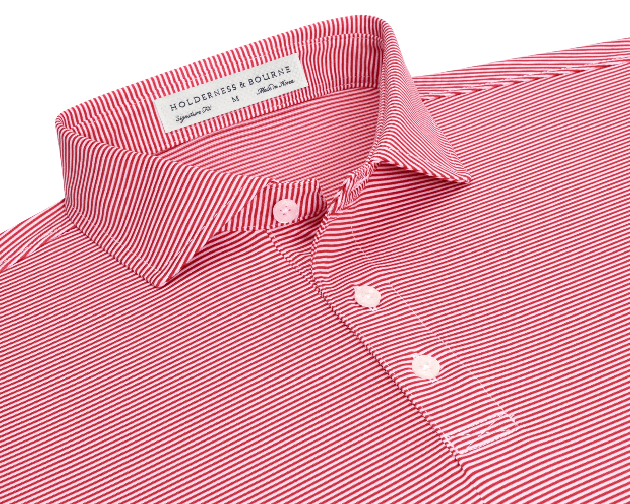 The Perkins Shirt: Liberty Red & White