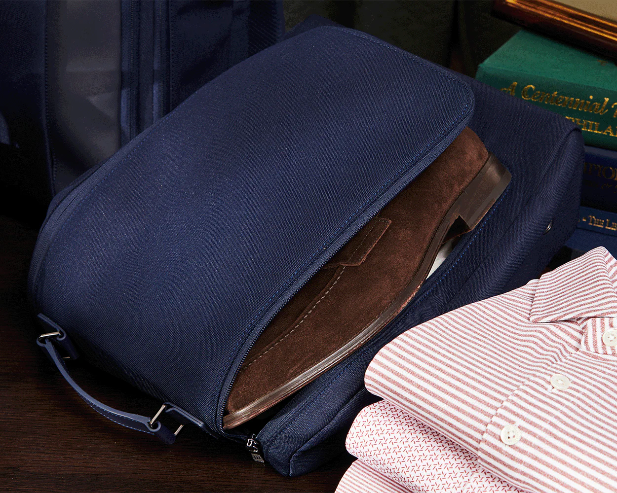 The Rutledge Shoe Bag: Navy Ballistic - Image 3