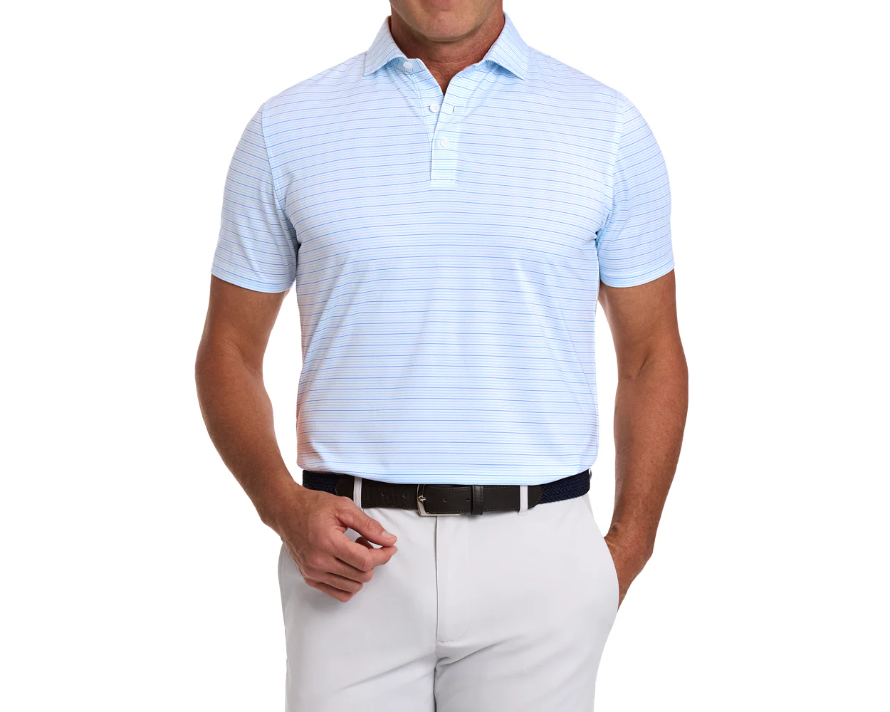 The Stanley Shirt: White/Vista Blue/Horizon Blue - Image 2
