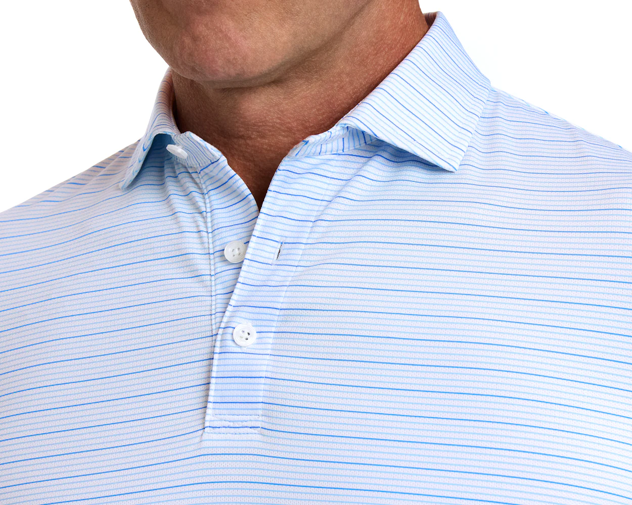The Stanley Shirt: White/Vista Blue/Horizon Blue - Image 4