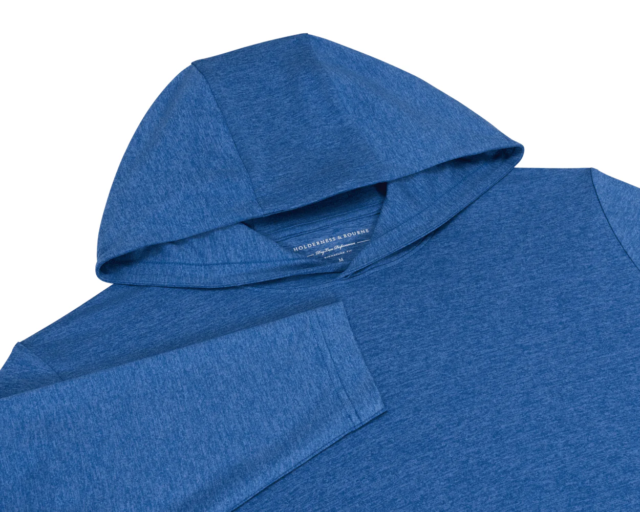 The Stowe Hoodie: Heathered Maidstone Blue