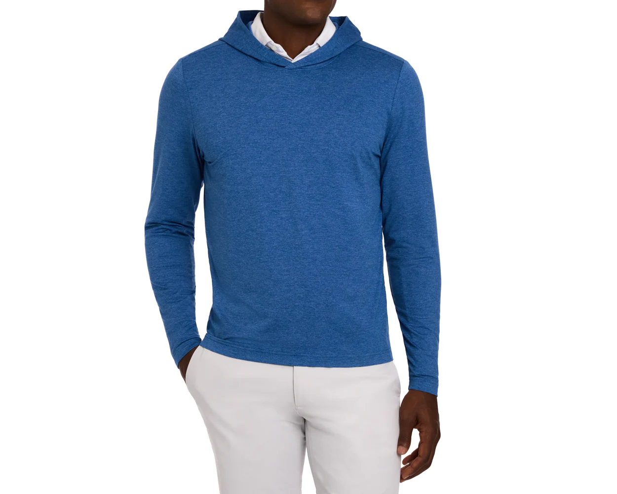 The Stowe Hoodie: Heathered Maidstone Blue - Image 2