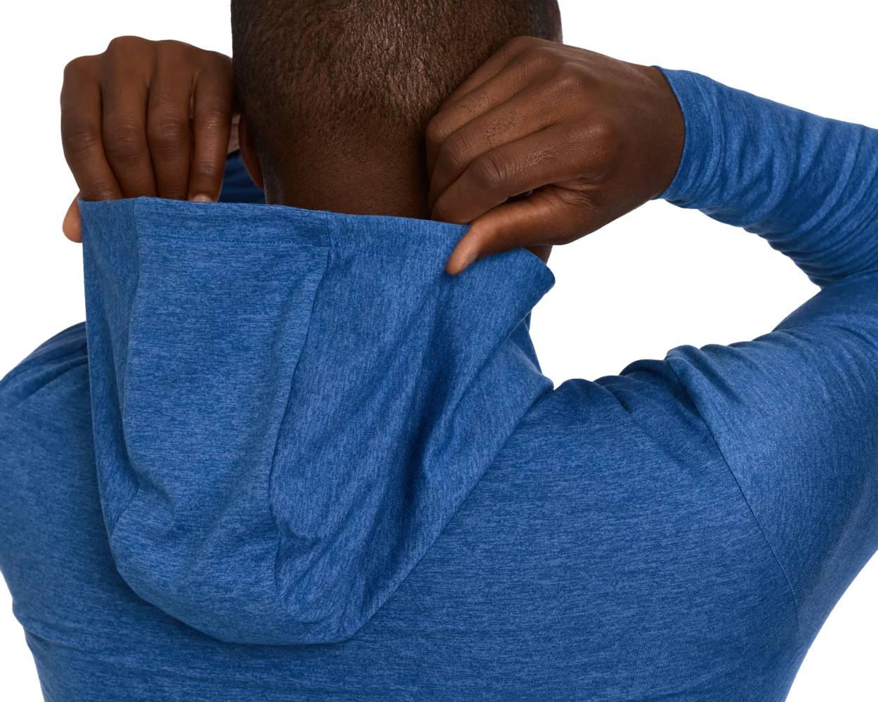 The Stowe Hoodie: Heathered Maidstone Blue - Image 6
