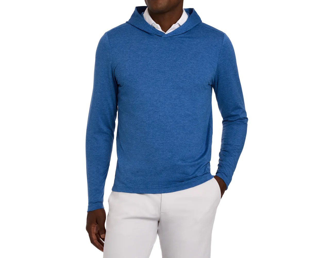 The Stowe Hoodie: Heathered Maidstone Blue - Image 7