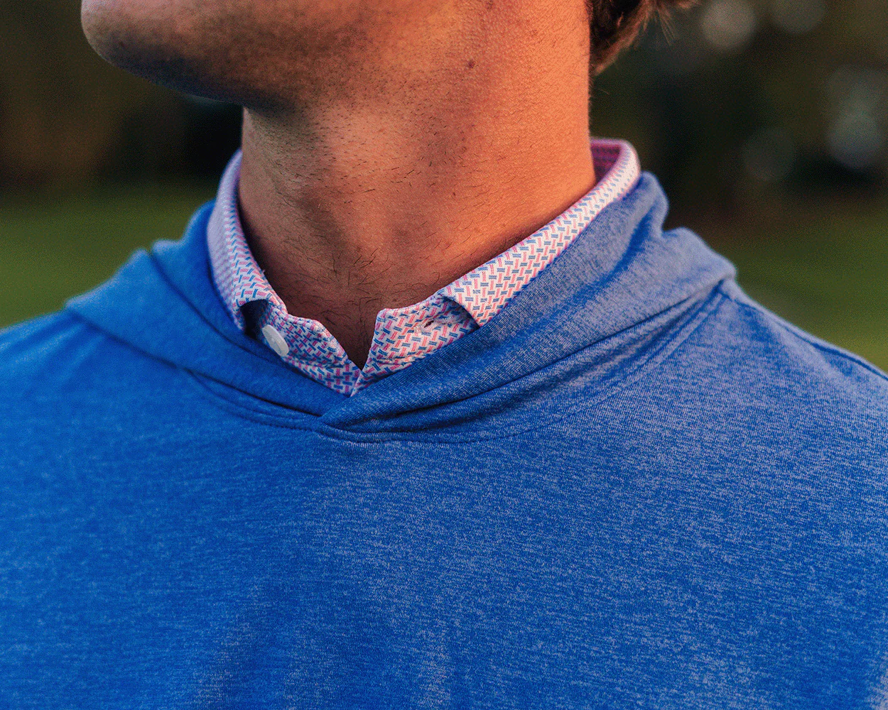 The Stowe Hoodie: Heathered Maidstone Blue - Image 8