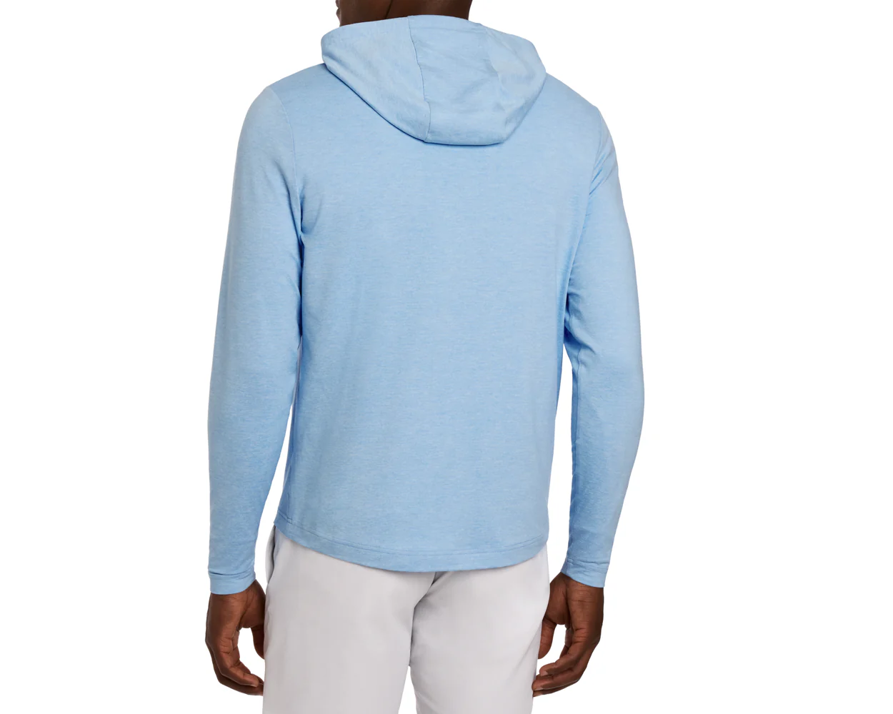 The Stowe Hoodie: Heathered Vista Blue - Image 4