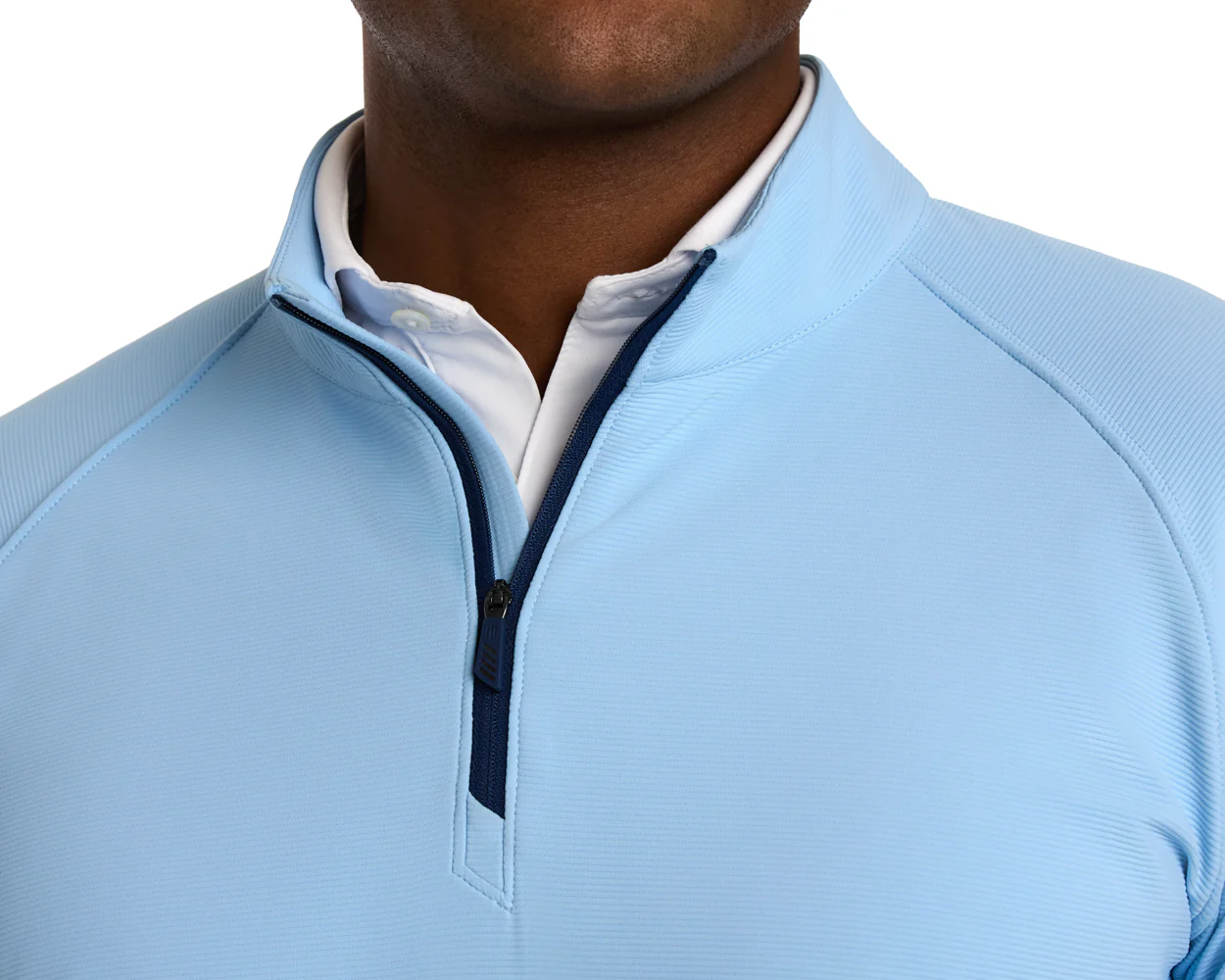 The Stuart Quarter-Zip: Vista Blue - Image 5