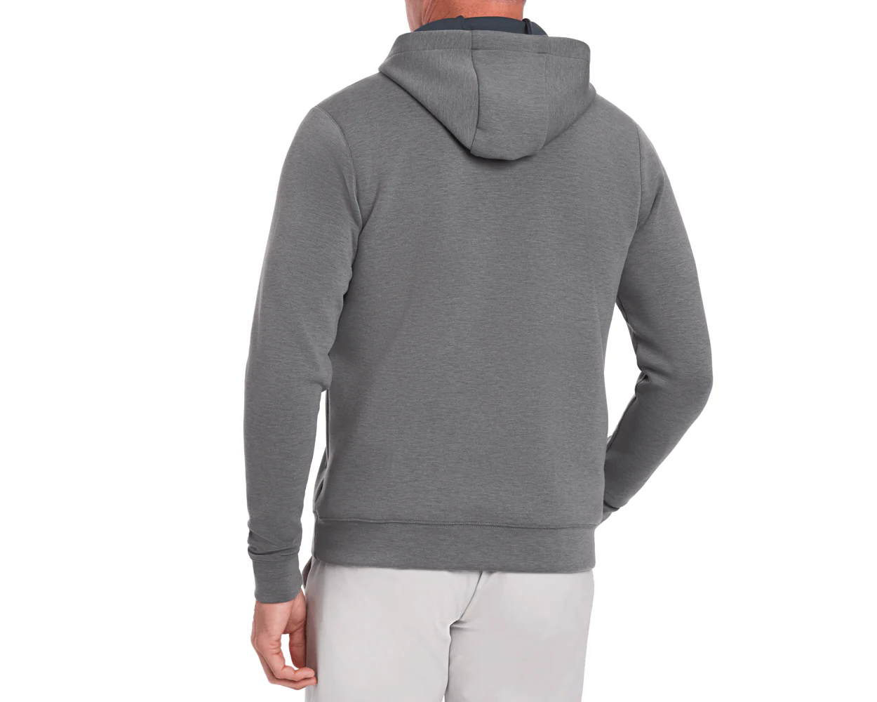 The Tilley Quarter-Zip Hoodie: Heathered Charcoal - Image 4
