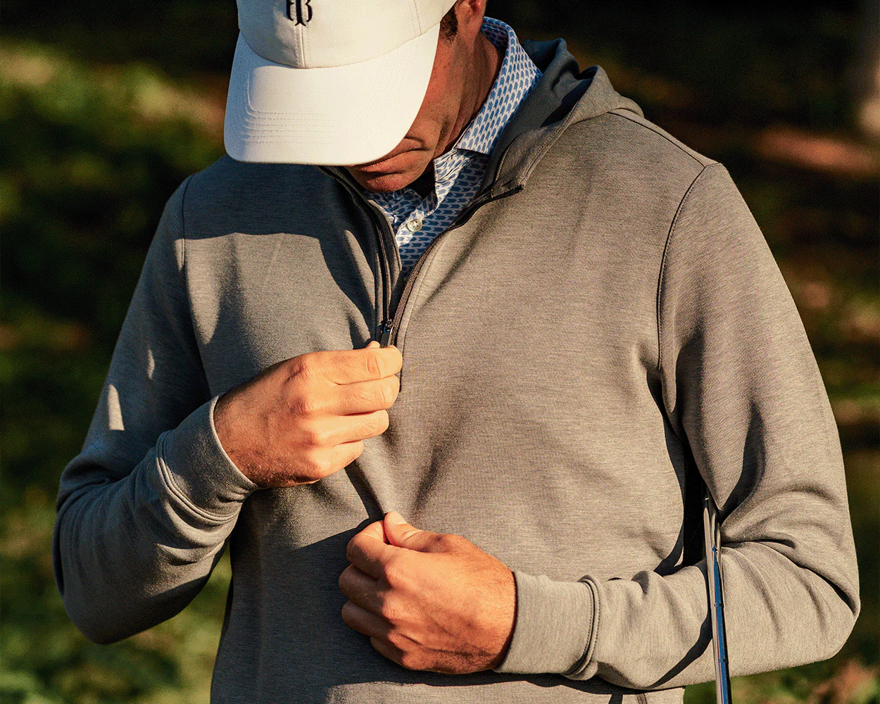 The Tilley Quarter-Zip Hoodie: Heathered Charcoal - Image 9