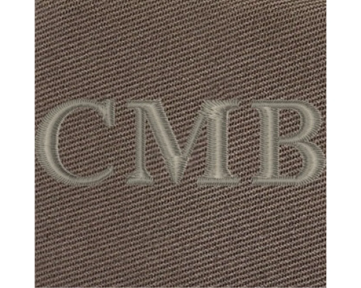 The Travis Tote Bag Cotton Twill: Scotch Green - Scotch Green Embroidery - Image 3