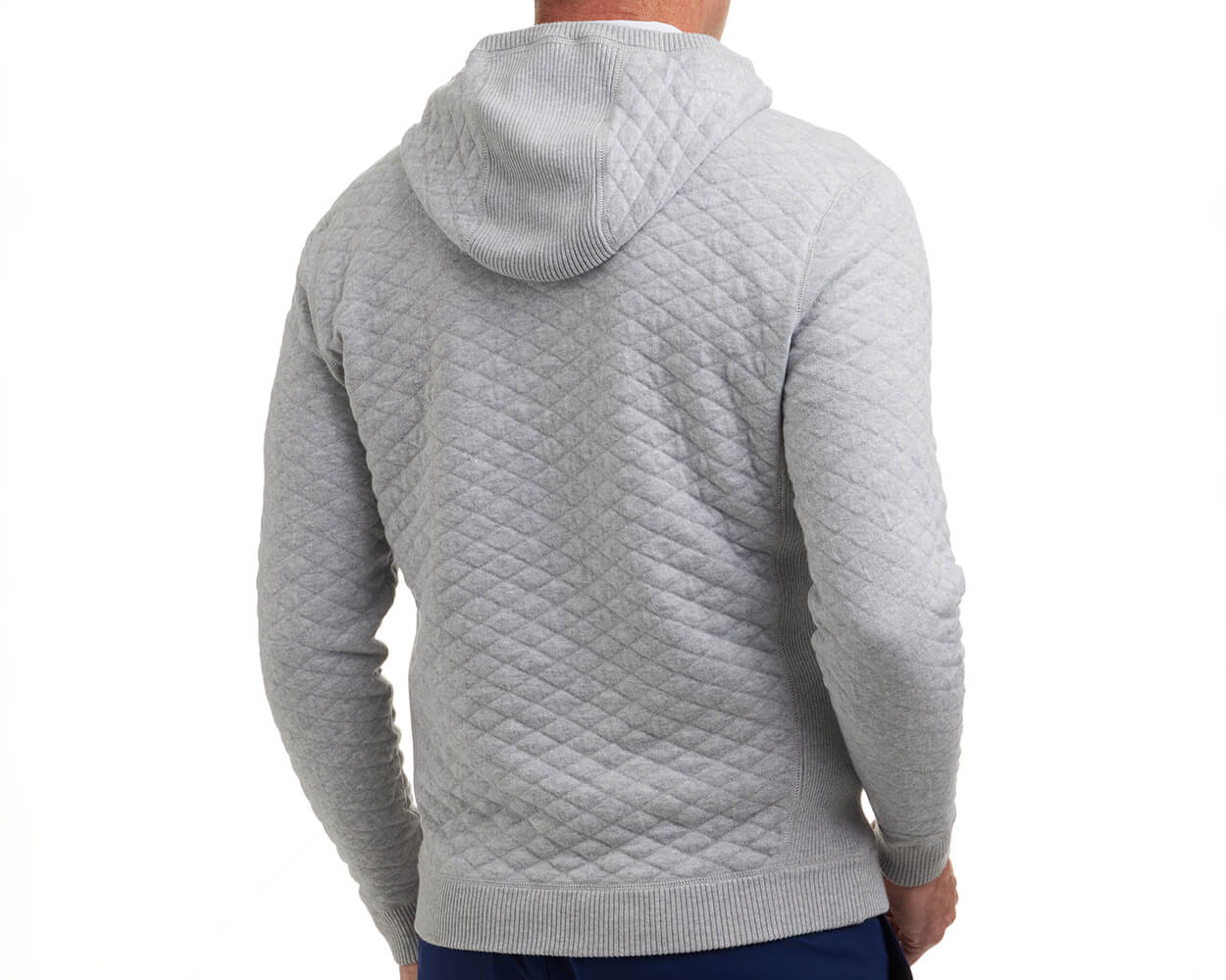 The Wallace Hoodie Sweater: Heathered Gray - Image 4