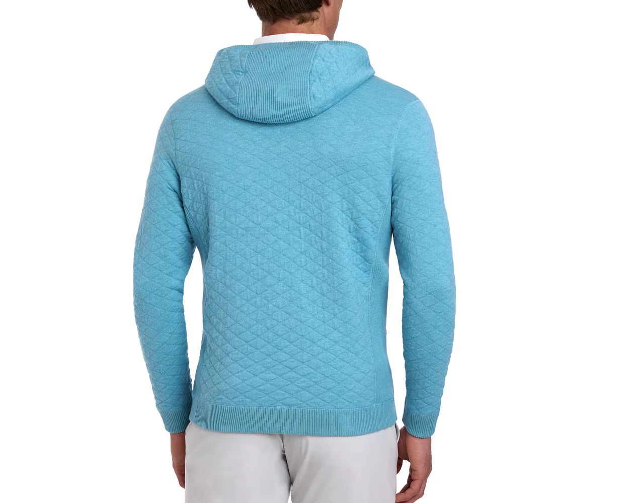 The Wallace Hoodie Sweater: Heathered Harbor - Image 4