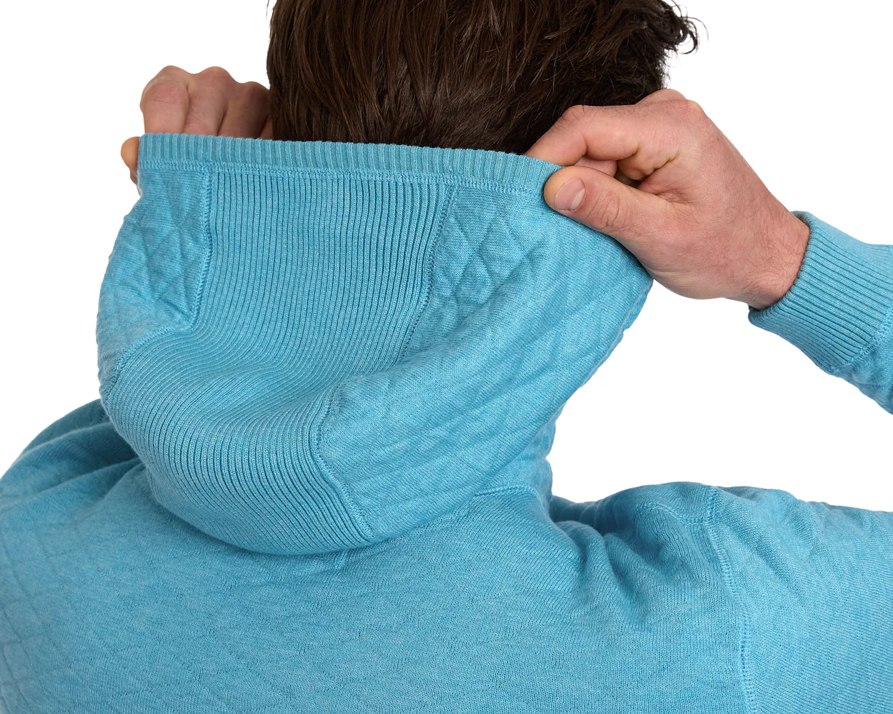 The Wallace Hoodie Sweater: Heathered Harbor - Image 6