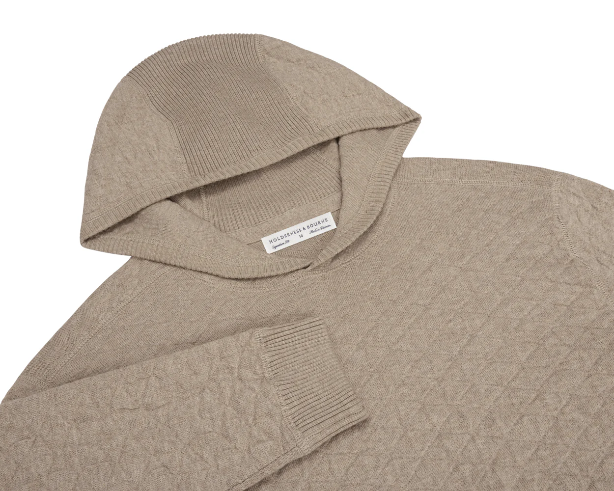 The Wallace Hoodie Sweater: Heathered Light Dune